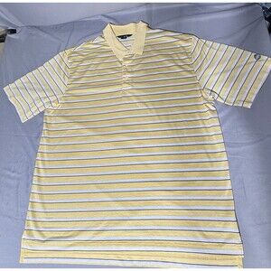 Brooks Brothers Country Club Golf Polo Yellow Performance Knit Mens Size XXL